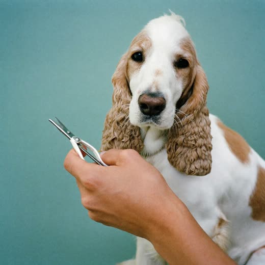 A small dog being bathed and rinsed